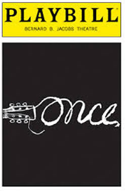 Once the Musical Playbill