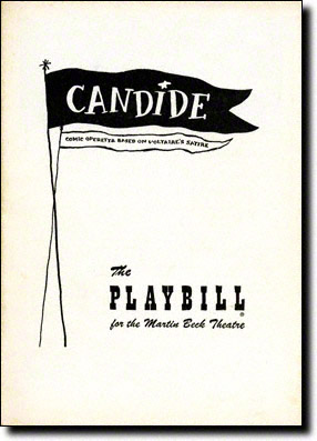 Candide Original Playbill